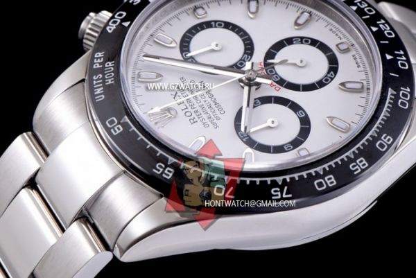 Rolex Daytona Asia 7750 Movement 116500LN-78590 White Dial [0709w]