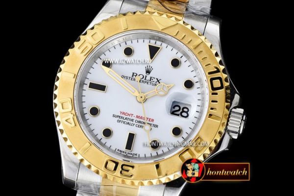 ROLYM094A - 16623 Yachtmaster Men TT White JF Asia 2836 [ROLYM094A]