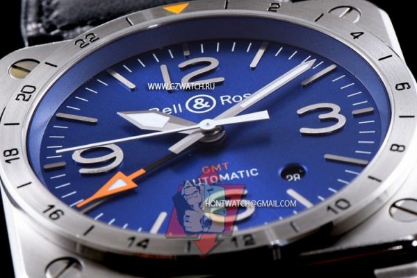 Bell & Ross Aviation BR 03-93 GMT Asia 2836-2 Movement Blue Dial [2090z]
