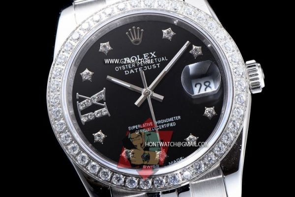 Rolex Datejust Citizen 8215 Movement Diamond 116244 Black Dial 2144z [2144z]