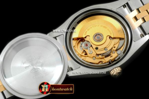 Best Replica Rolex Datejust Man 116233 Gold Diam TT Swiss 2836 [RDJ0256B]