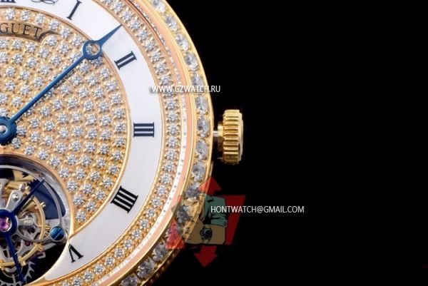 Breguet Classique Asia Tourbillon Diamond Golden [5434y]