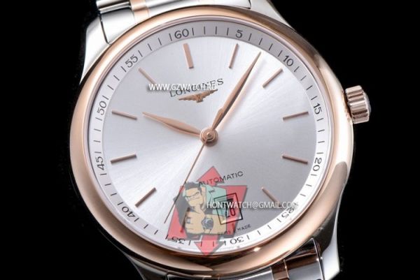 Longines Traditional 9015 Movement Stainless Steel Case Rose Gold L2.628.5.12.7 [0255z]