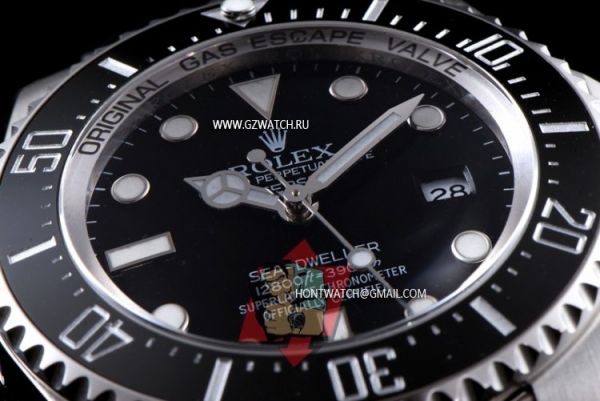 Rolex Seadweller R7 Asia 2836-2 Movement 116660-98210 Black Dial [1158z_1]
