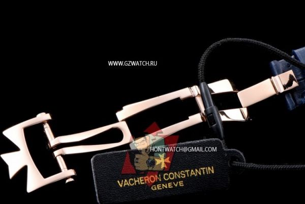 Vacheron Constantin Overseas CAl.1120 QP Movement 4300V120G-B102 Leather Rose Gold 4387z [4387z]