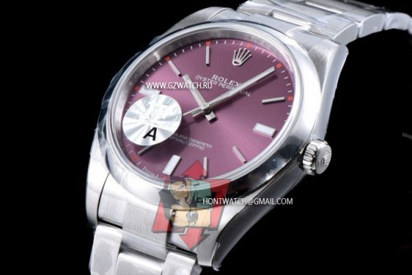 Rolex Oyster Perpetual Cal.3132 Movement 114300 Red Grape Color [14137y]