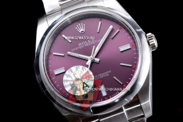 Rolex Oyster Perpetual Cal.3132 Movement 114300 Red Grape Color [14137y]