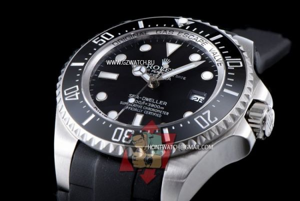 Rolex Seadweller R7 Asia 2836-2 Movement 116660-98210 Black Dial 3413z [3413z_1]