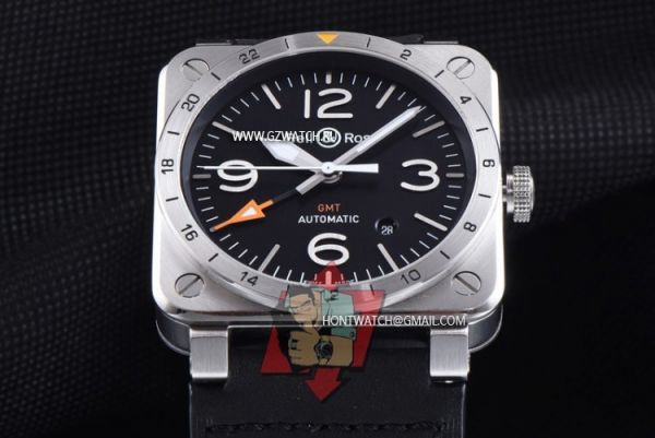 Bell & Ross Aviation BR 03-93 GMT Asia 2836-2 Movement Black Dial [2089z]